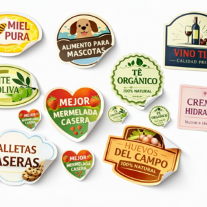 Etiquetas autoadhesivas 5x5